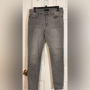 Banana Republic Gray Skinny Jeans Women’s Size 30/10 Mid Rise Stretch Denim